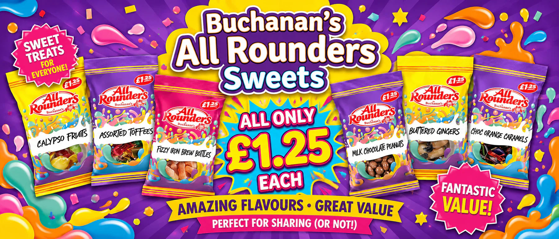 Traditional Scottish Sweets – Buchanan’s All Rounders
