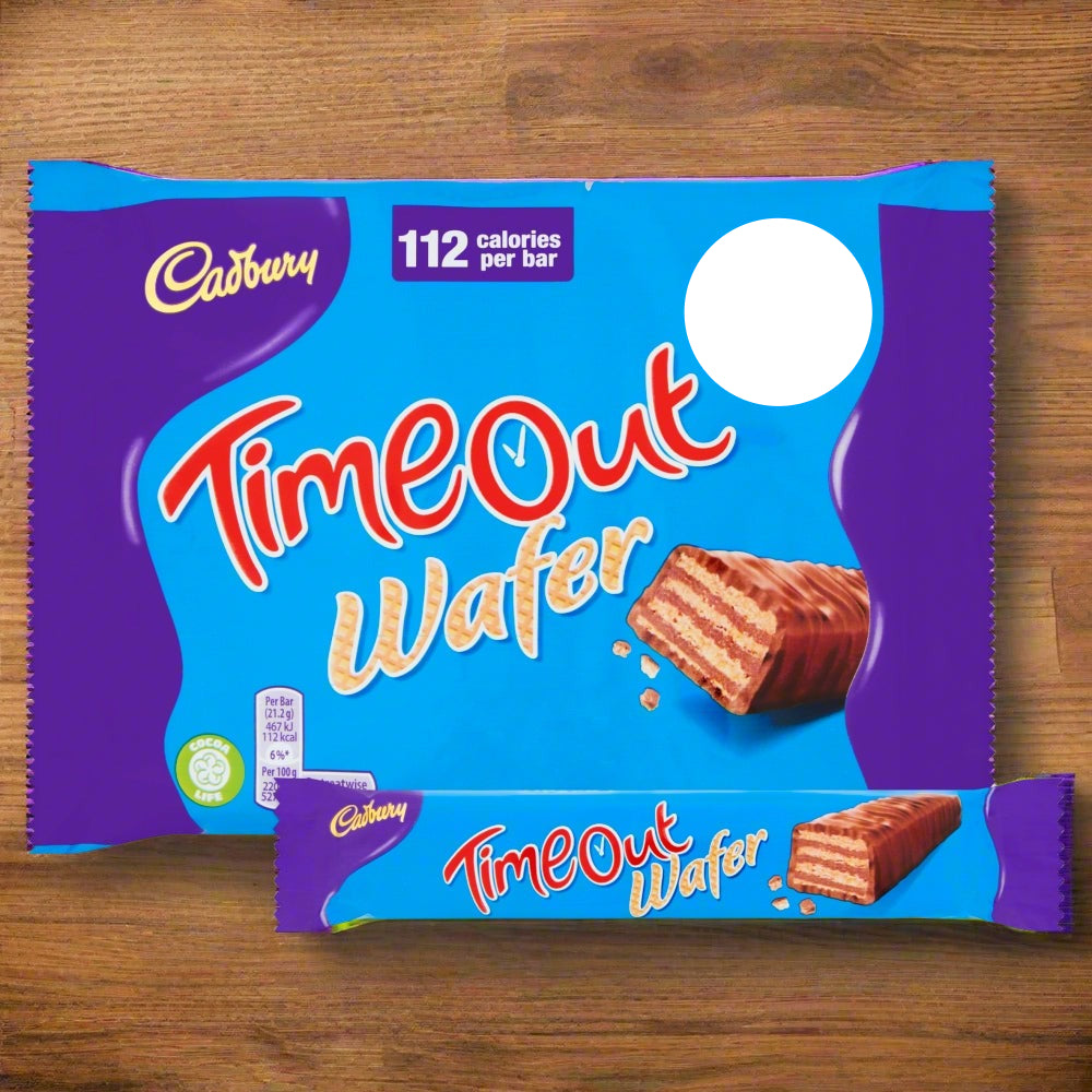 Cadbury Timeout Milk Chocolate Wafer Biscuits 6 Pack £1.25 PMP 121.2g