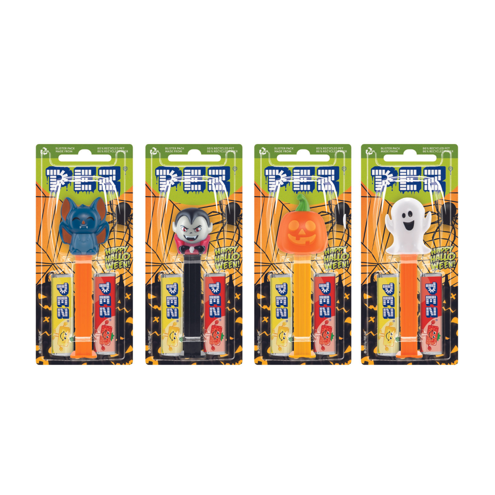 Pez Halloween 1+2 Impulse Packs 17g
