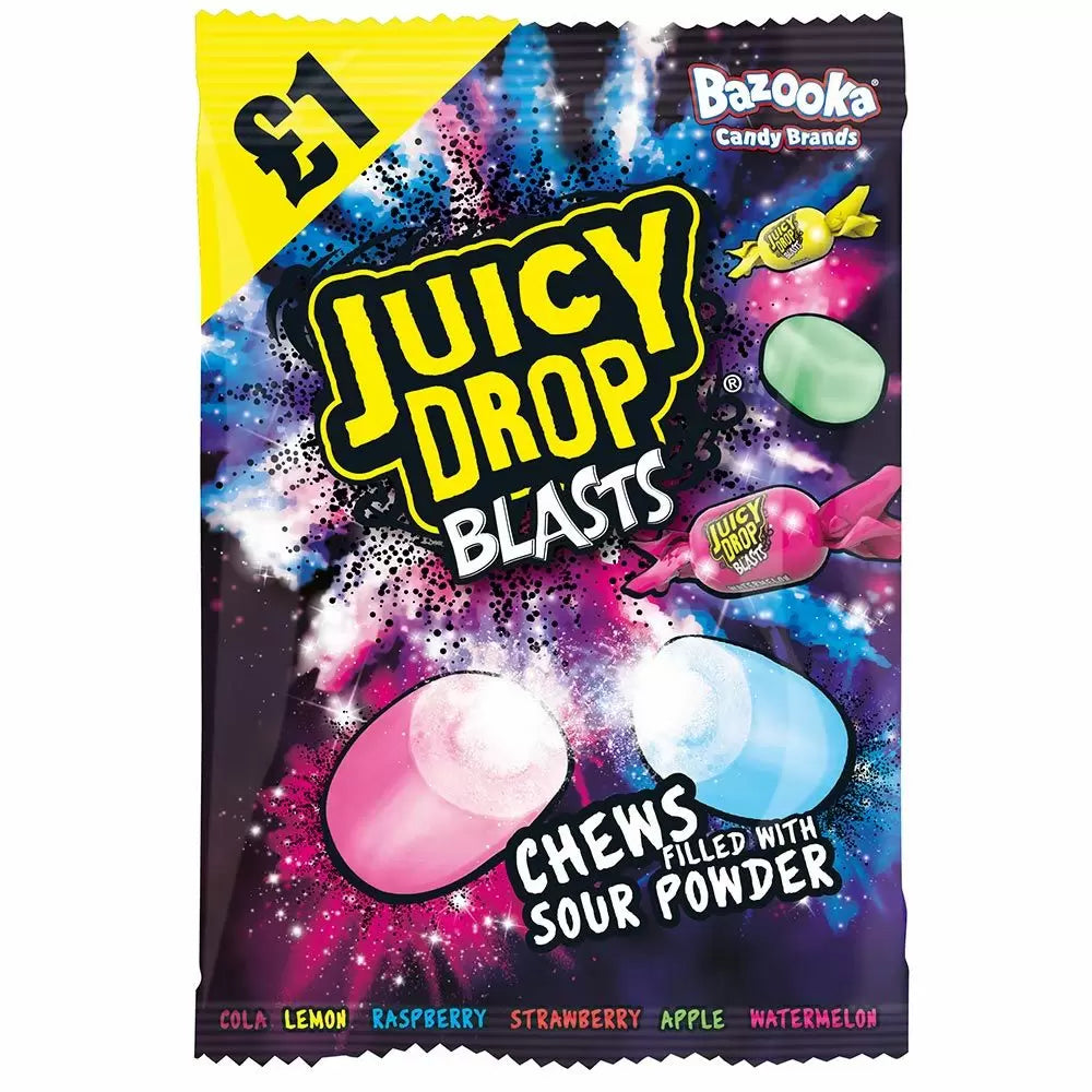 Bazooka Juicy Drop Blasts Bag 120g £1 PMP