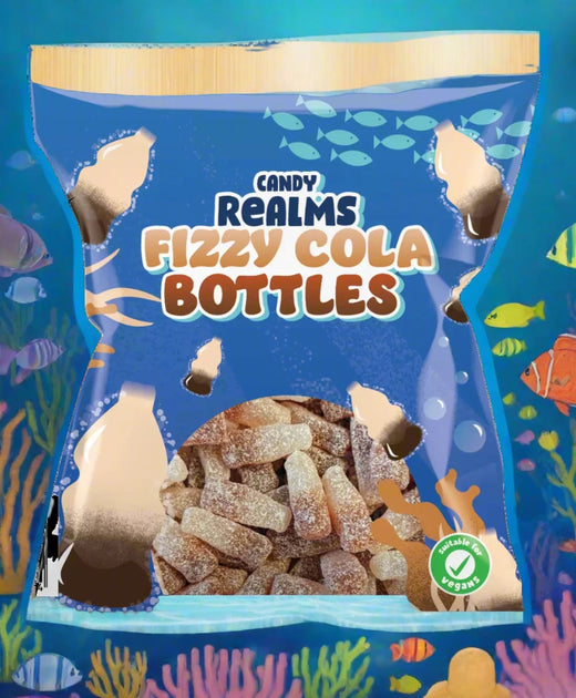 Buy Candy Realms Fizzy Cola Bottles Bag 190g at