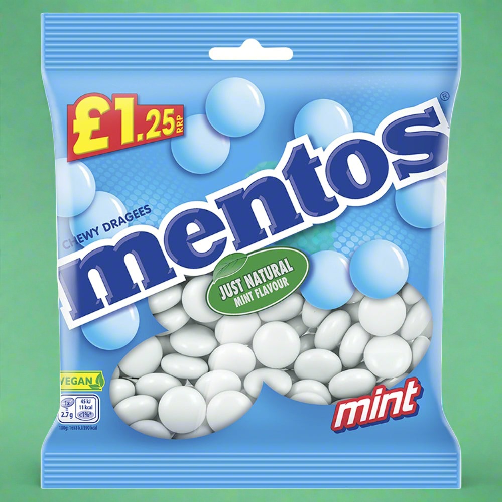 Mentos Mints Bag 135g