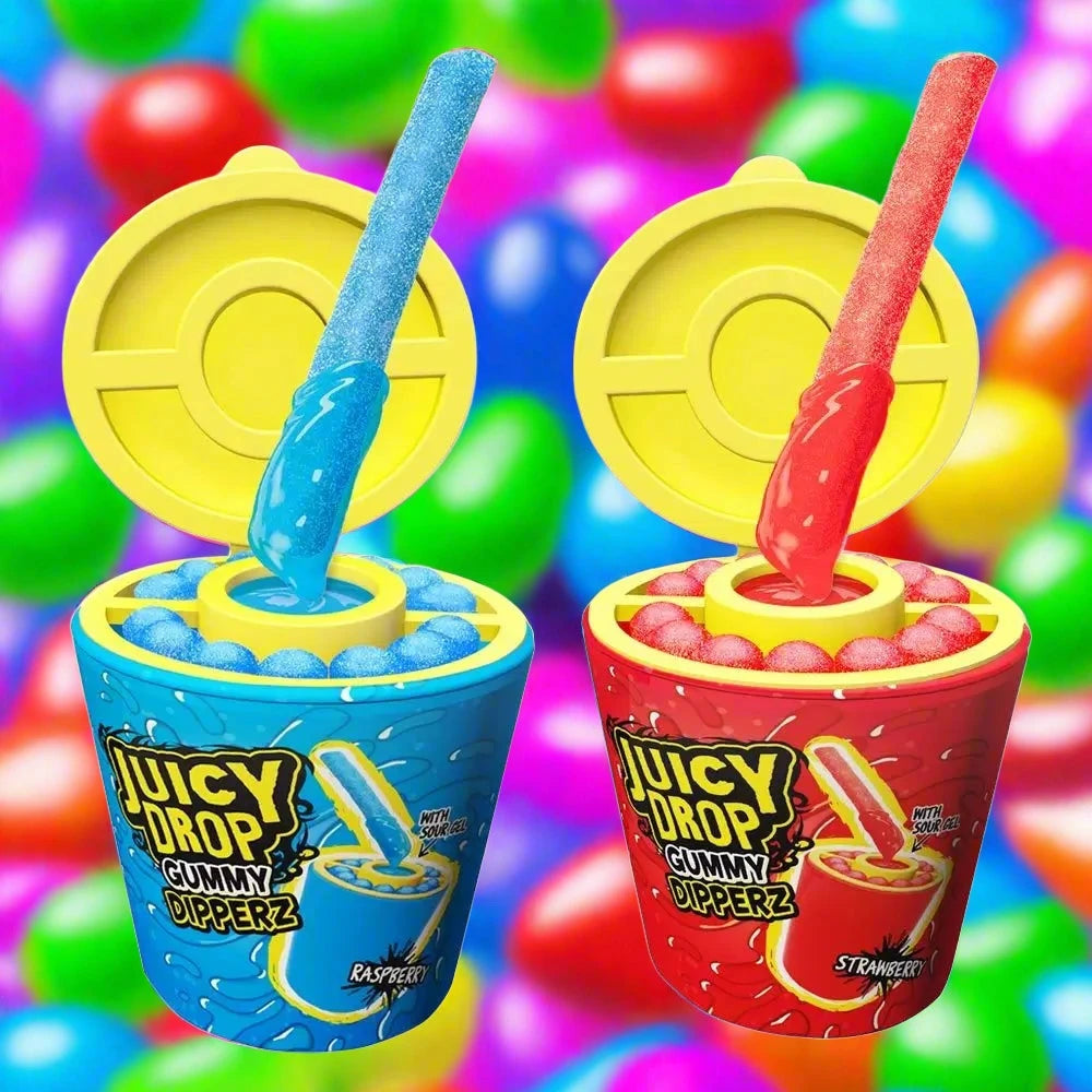 Bazooka Juicy Drop Gummy Dipperz 96g