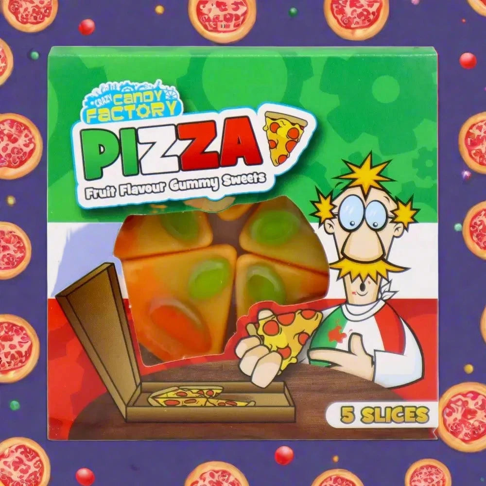  Crazy Candy Factory Gummy Pizza Slices 21g