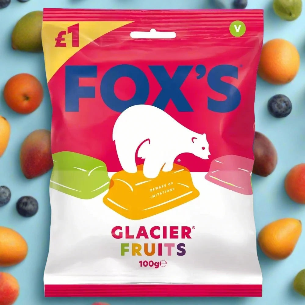 Fox's Glacier Fruits 100g £1 PMP