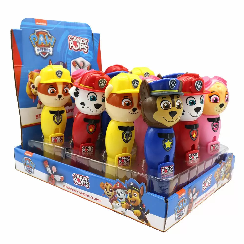Paw Patrol Push N Twist Candy Pops 8g