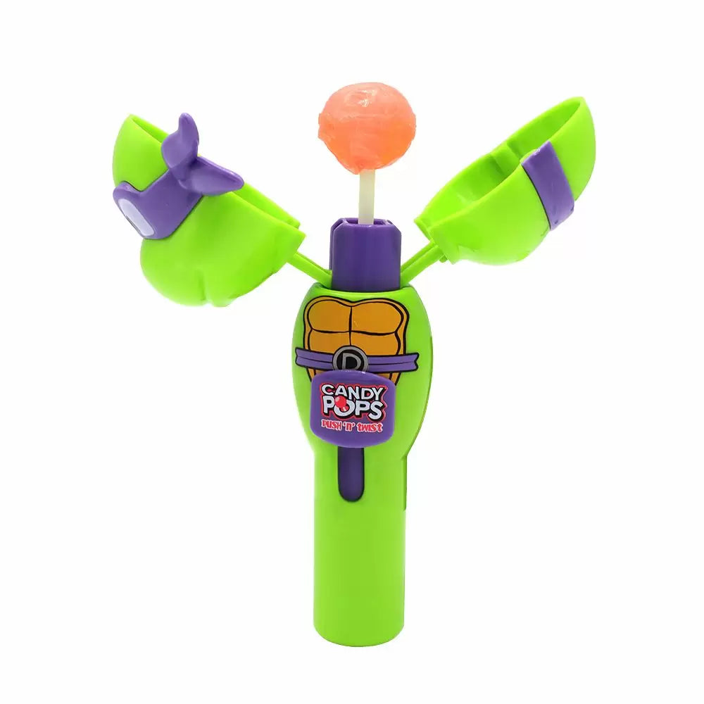 Teenage Mutant Ninja Turtles Push N Twist Candy Pops 8g