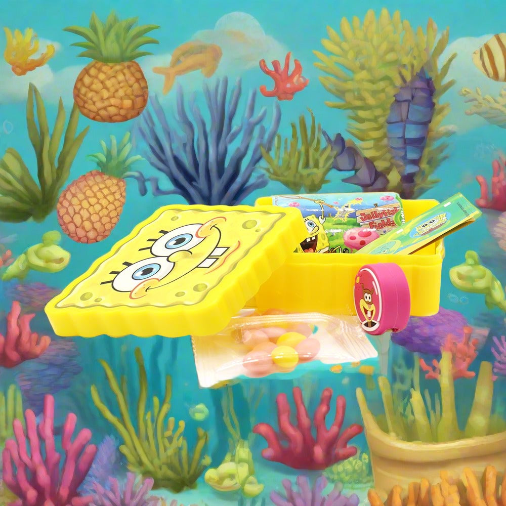Spongebob Squarepants Container with Sweets, Toy & Sticker 5g