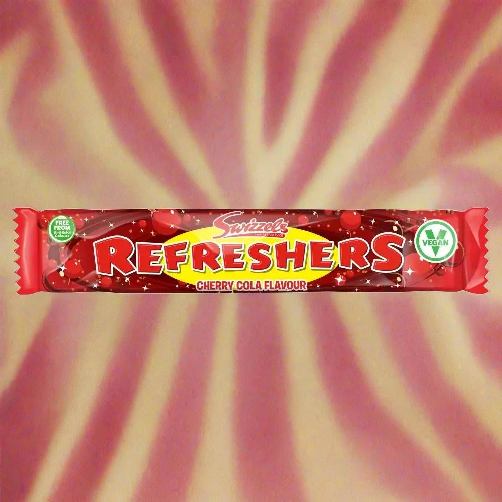 Swizzels Refreshers Cherry Cola Flavour Chew Bar 18g