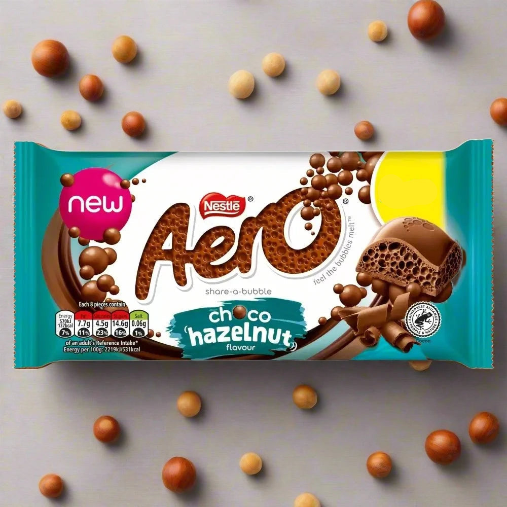 Aero Hazelnut Chocolate Sharing Bar 90g £1.35 PMP