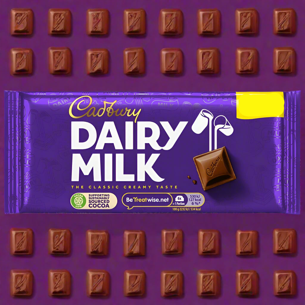 Cadbury Dairy Milk Chocolate Bar 95g