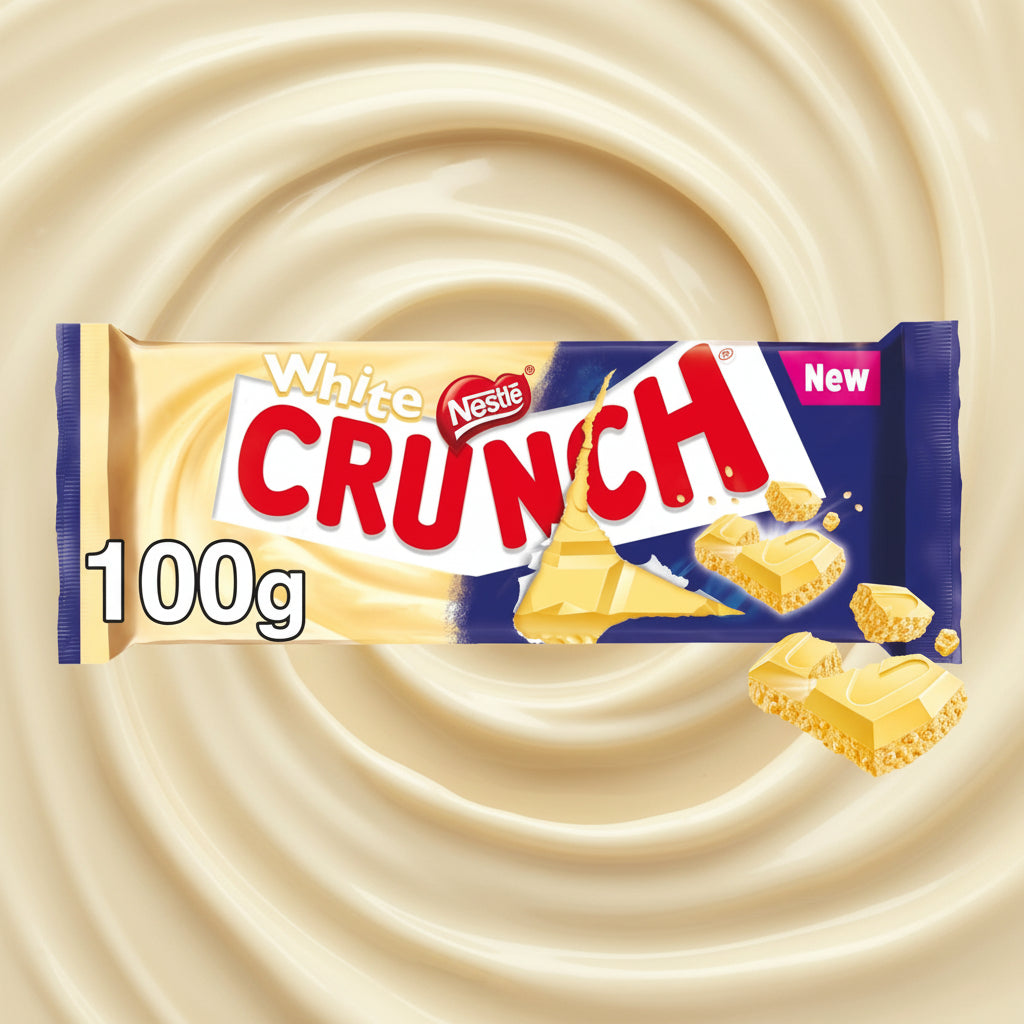 Crunch White Chocolate Sharing Bar 100g