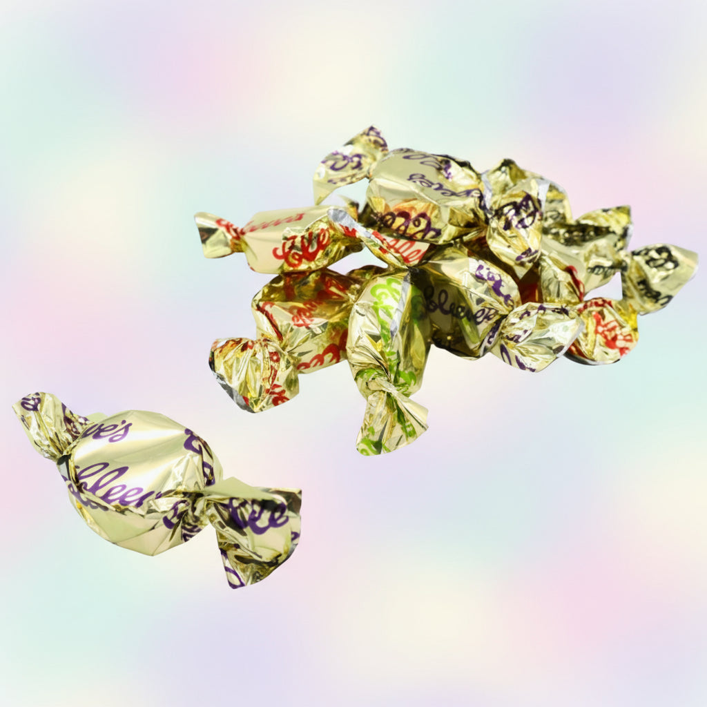 Cleeve’s Assorted Toffees – Dairy Cream, Liquorice, Rum & Mint 100g Bagged Sweets