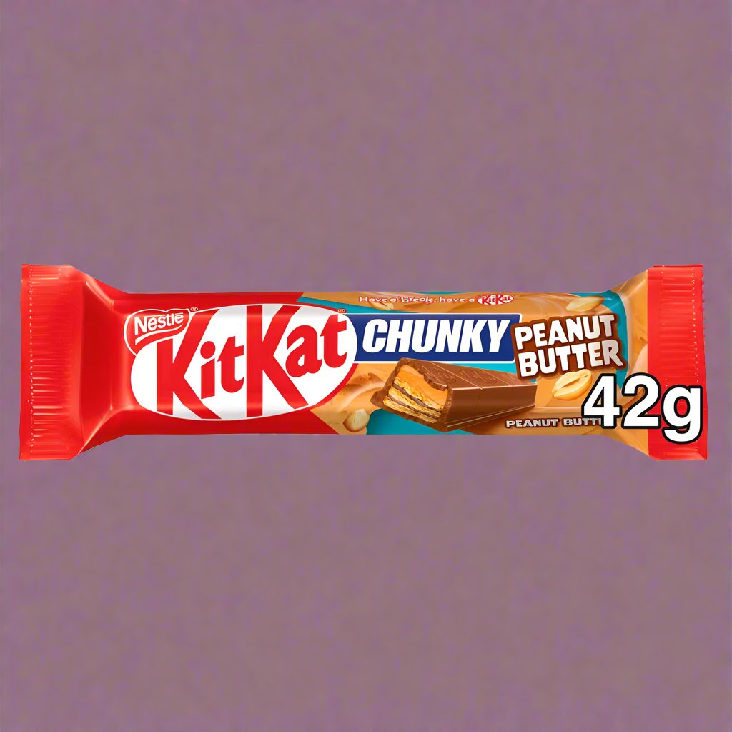 Kit Kat Chunky Peanut Butter Milk Chocolate Bars 42g 75p PMP
