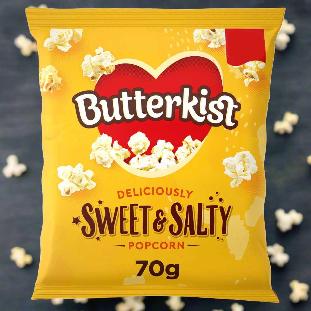 Butterkist Delicious Sweet And Salted Popcorn 70g Β£1.25