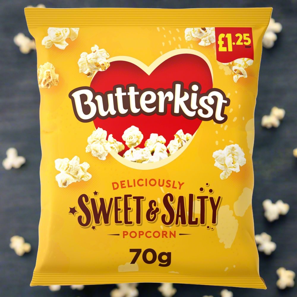 Butterkist Delicious Sweet And Salted Popcorn 70g £1.25