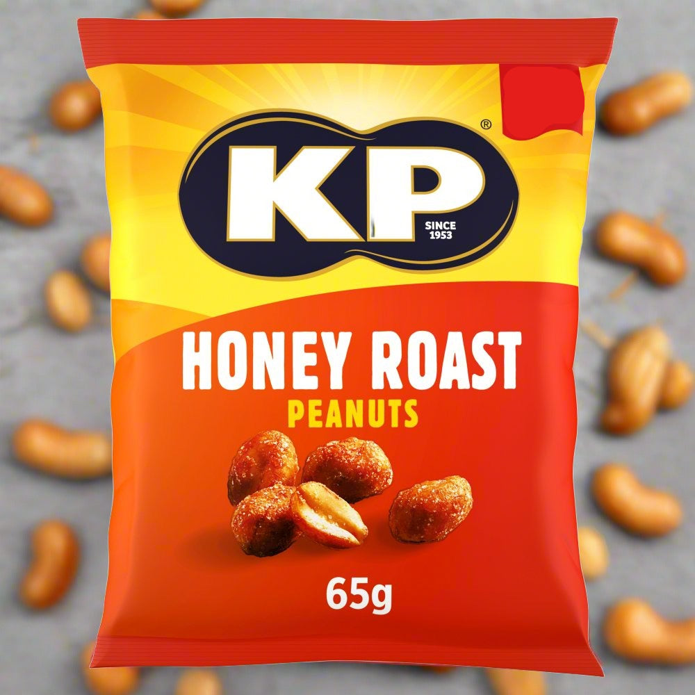 KP Honey Roast Peanuts 65g, £1.25 PMP