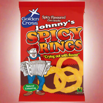 Johnnys Spicy Rings 22g 35p Full Box of 36