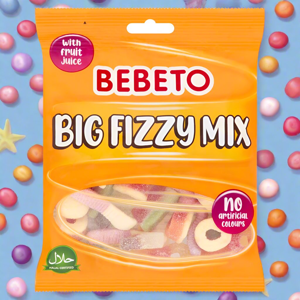Bebeto Big Fizzy Mix 150g