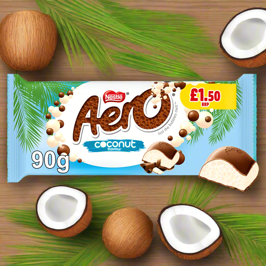 Aero Coconut Chocolate Sharing Bar 90g PMP £1.50