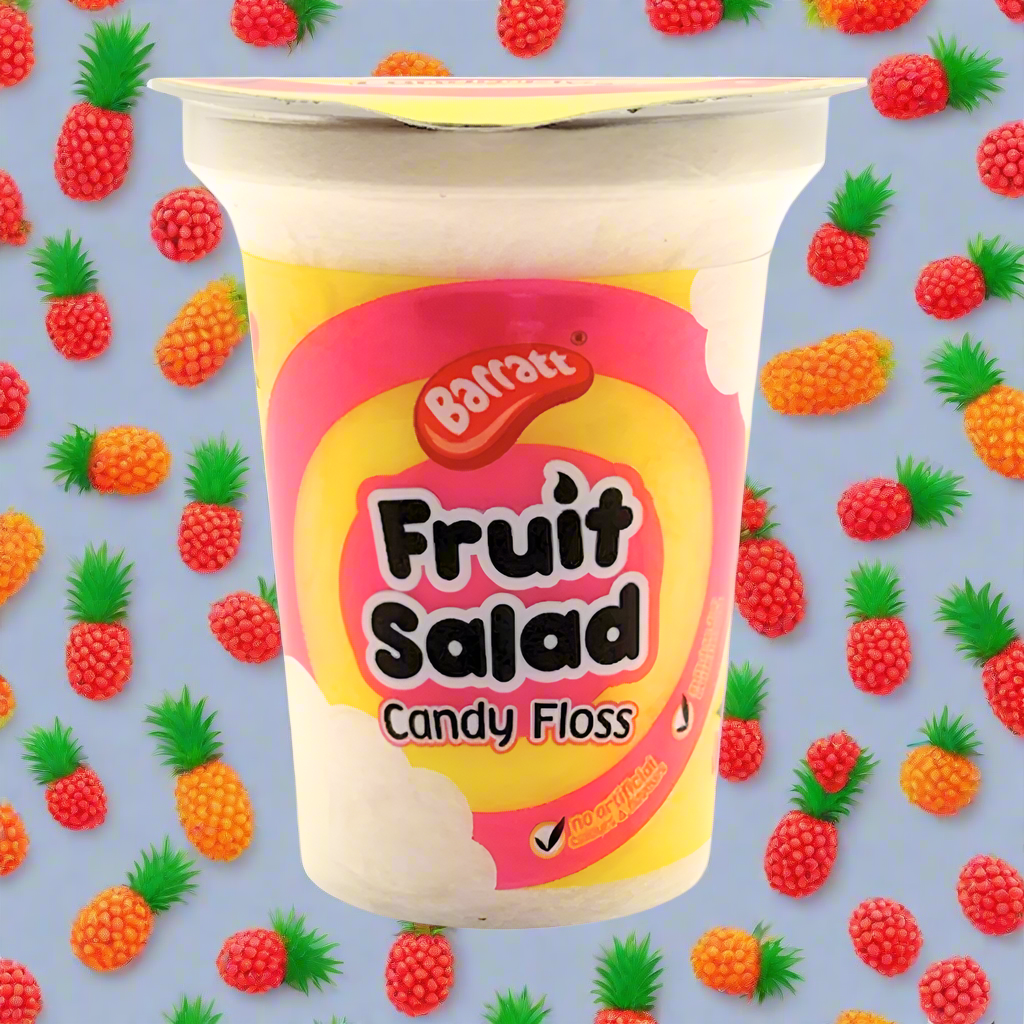 Barratt Fruit Salad Candy Floss Cups 20g