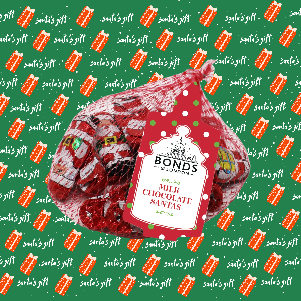 Bonds Milk Chocolate Santas Net 80g