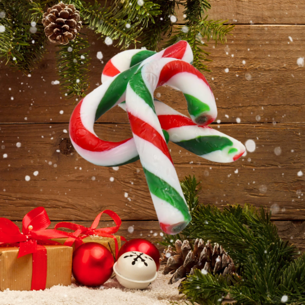 Bonds Mini Christmas Candy Canes 5g Single