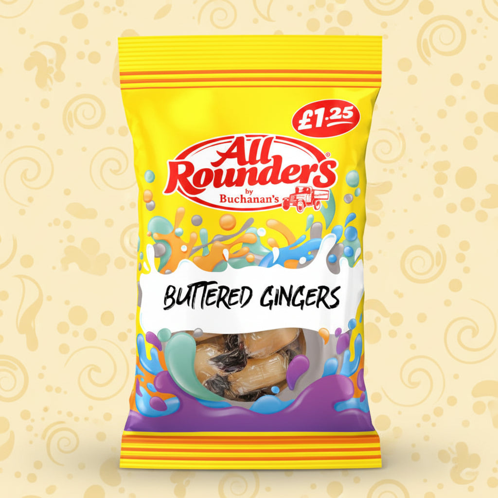 Buchanan’s All Rounders Buttered Gingers 110g