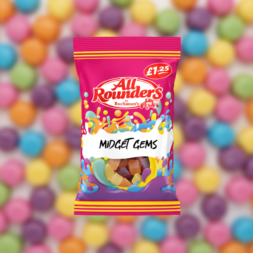 Buchanan’s All Rounders Midget Gems 110g