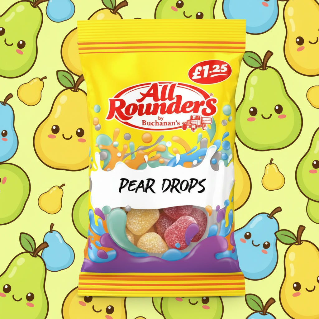 Buchanan’s All Rounders Pear Drops 110g