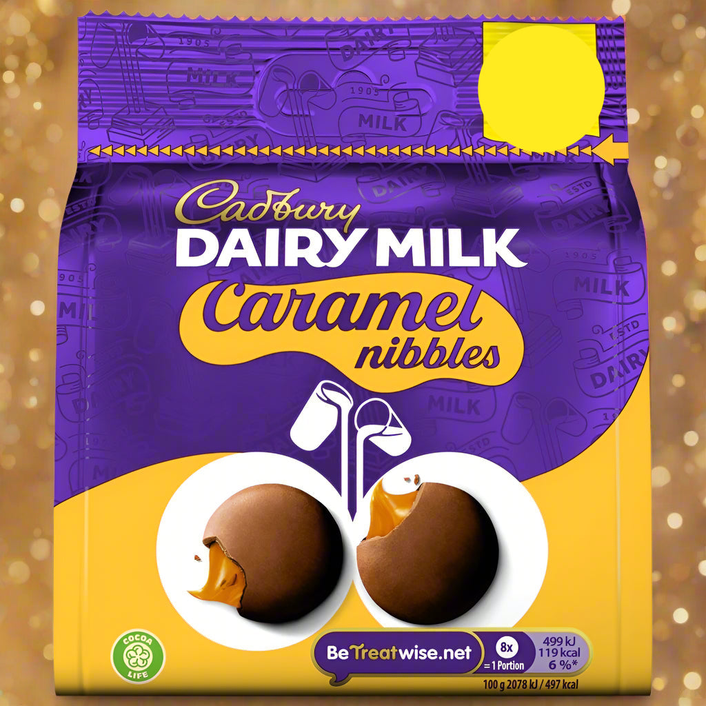 Cadbury Dairy Milk Caramel Nibbles Bag 85g