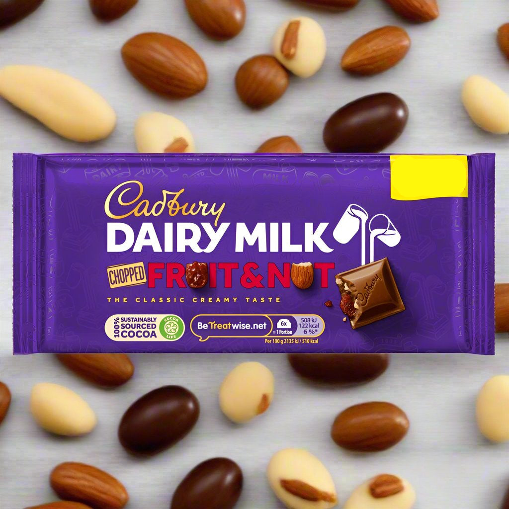 Cadbury Dairy Milk Chopped Fruit and Nut Chocolate Bar 95g £1.50 PMP