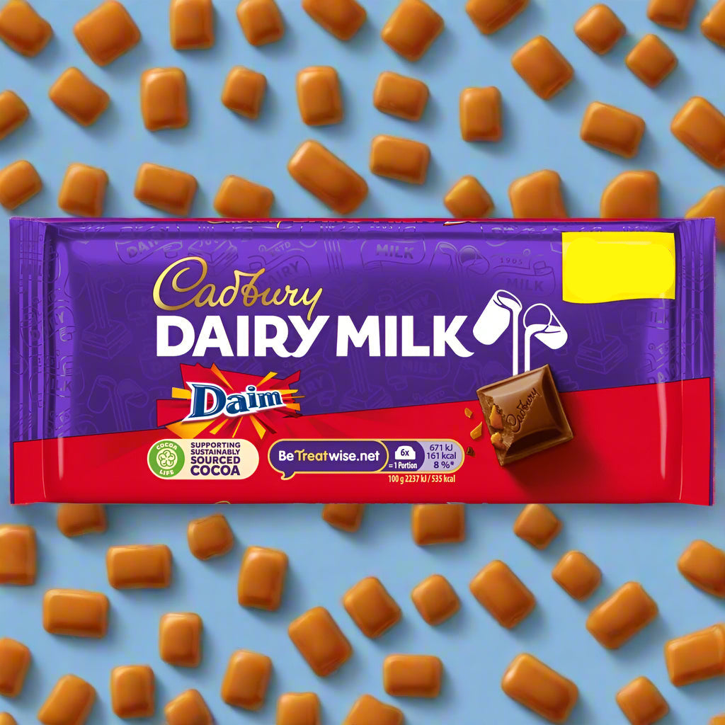 Cadbury Dairy Milk Daim Chocolate Bar 120g £1.69 PMP