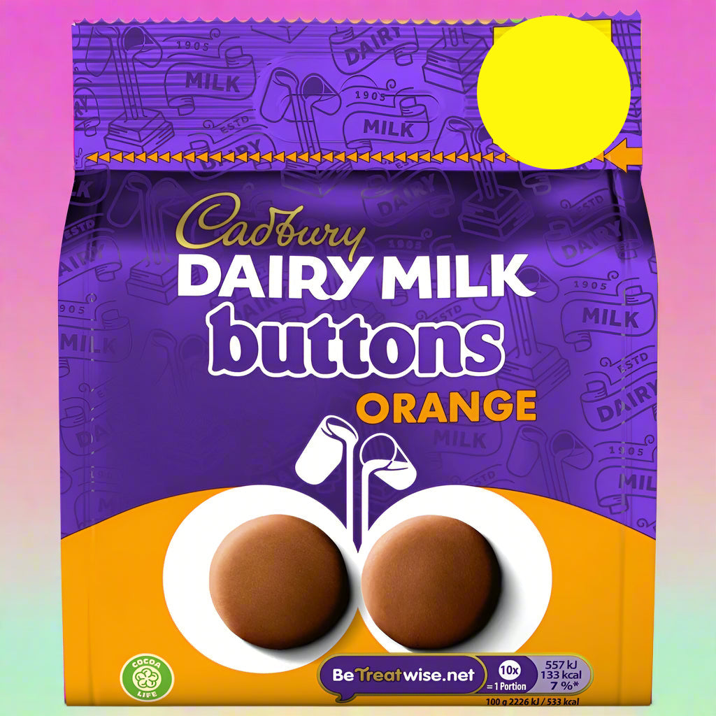 Cadbury Dairy Milk Orange Buttons Chocolate Bag 85g £1.69 PMP