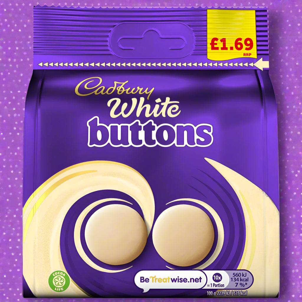 Cadbury White Buttons 85g