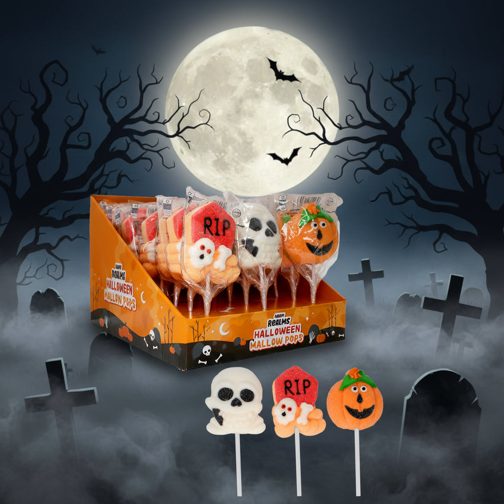 Candy Realms Halloween Mallow Pop 45g