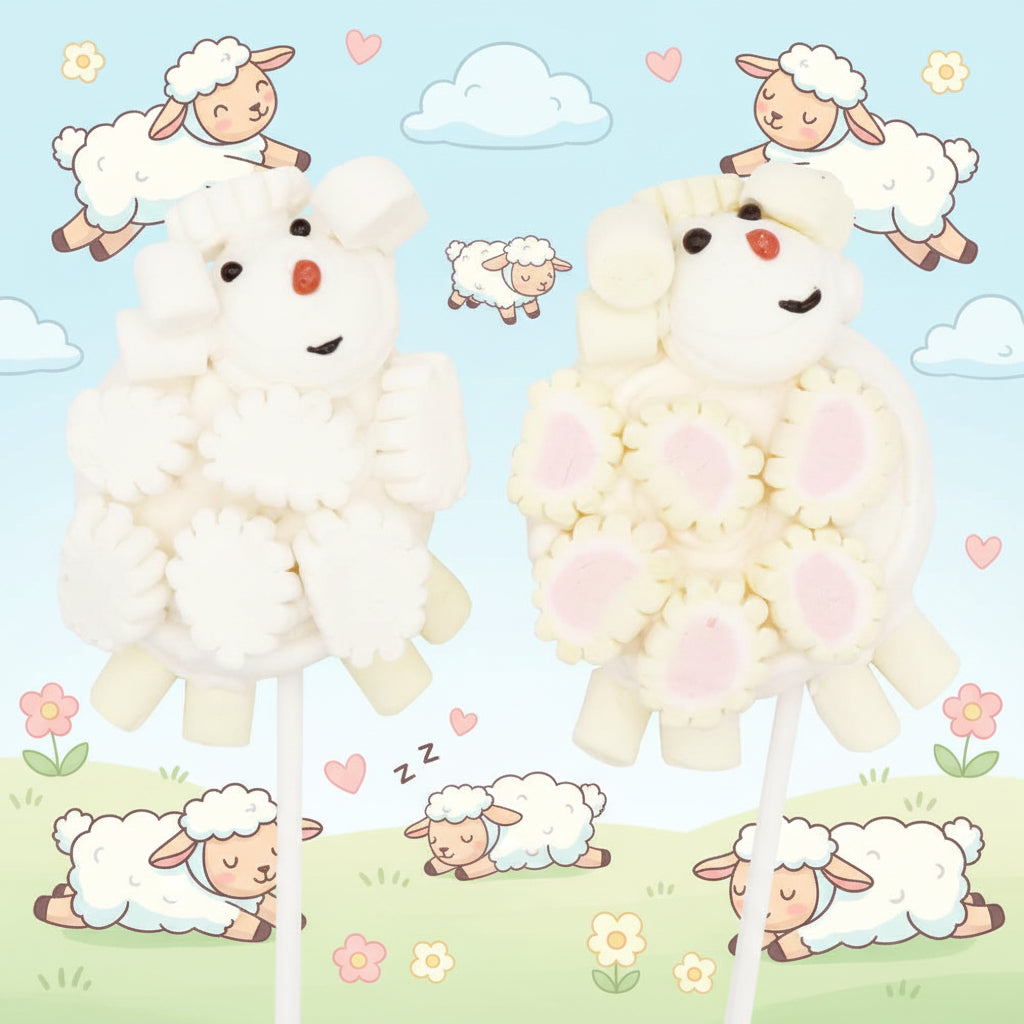 Candy Realms Lucy Lamb Mallow Lolly 35g