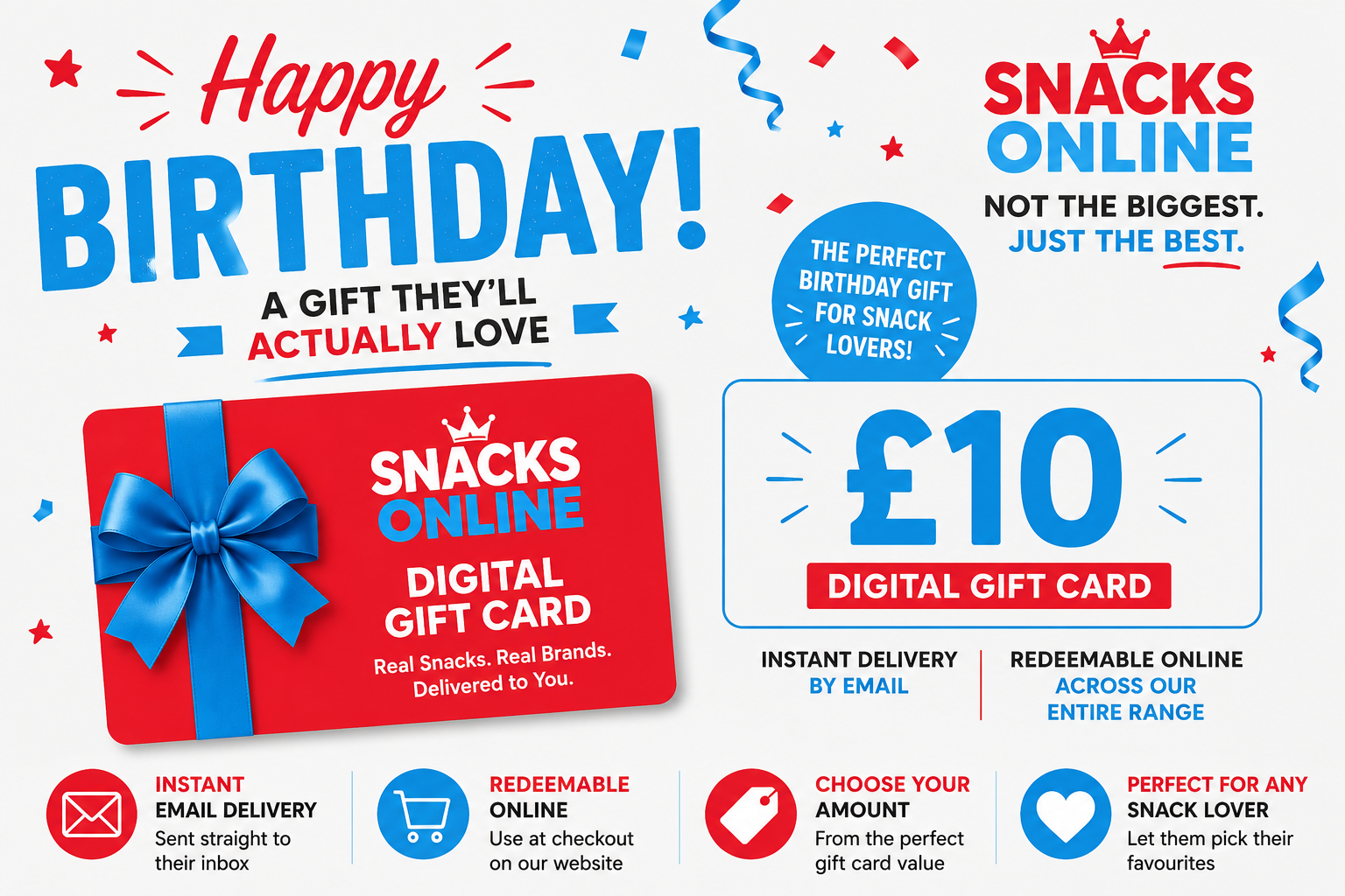 Snacks Online Birthday Digital Gift Card