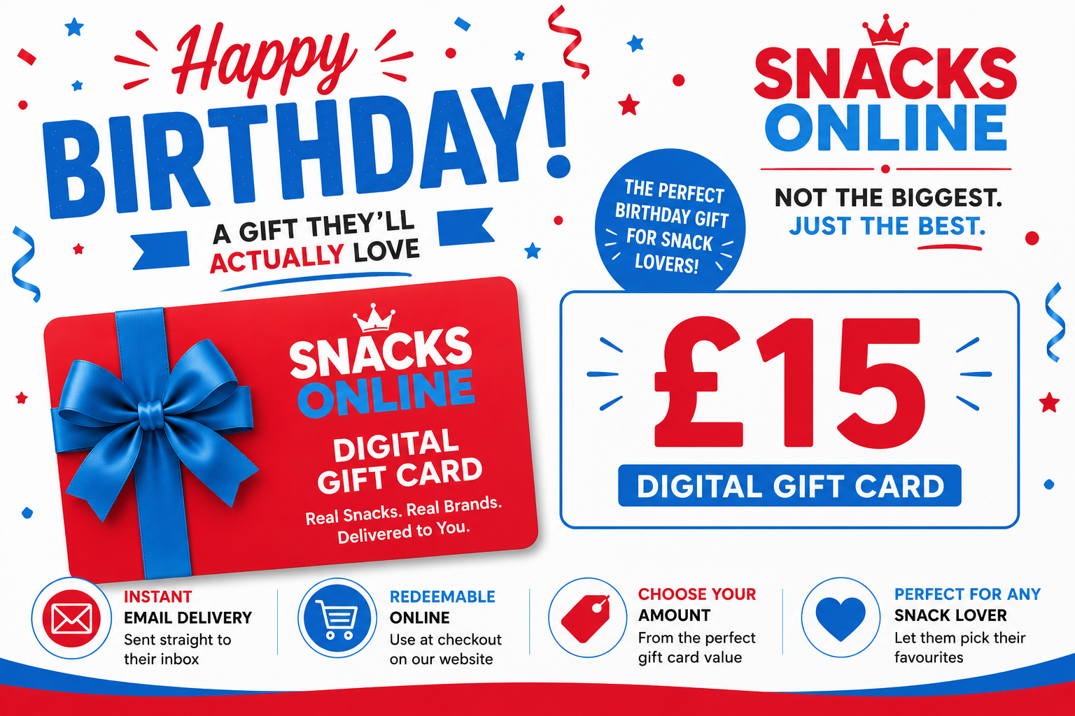 Snacks Online Birthday Digital Gift Card