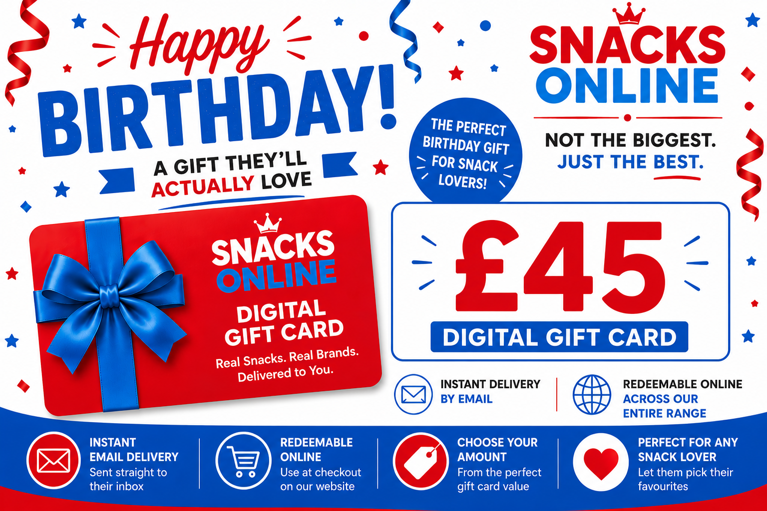 Snacks Online Birthday Digital Gift Card