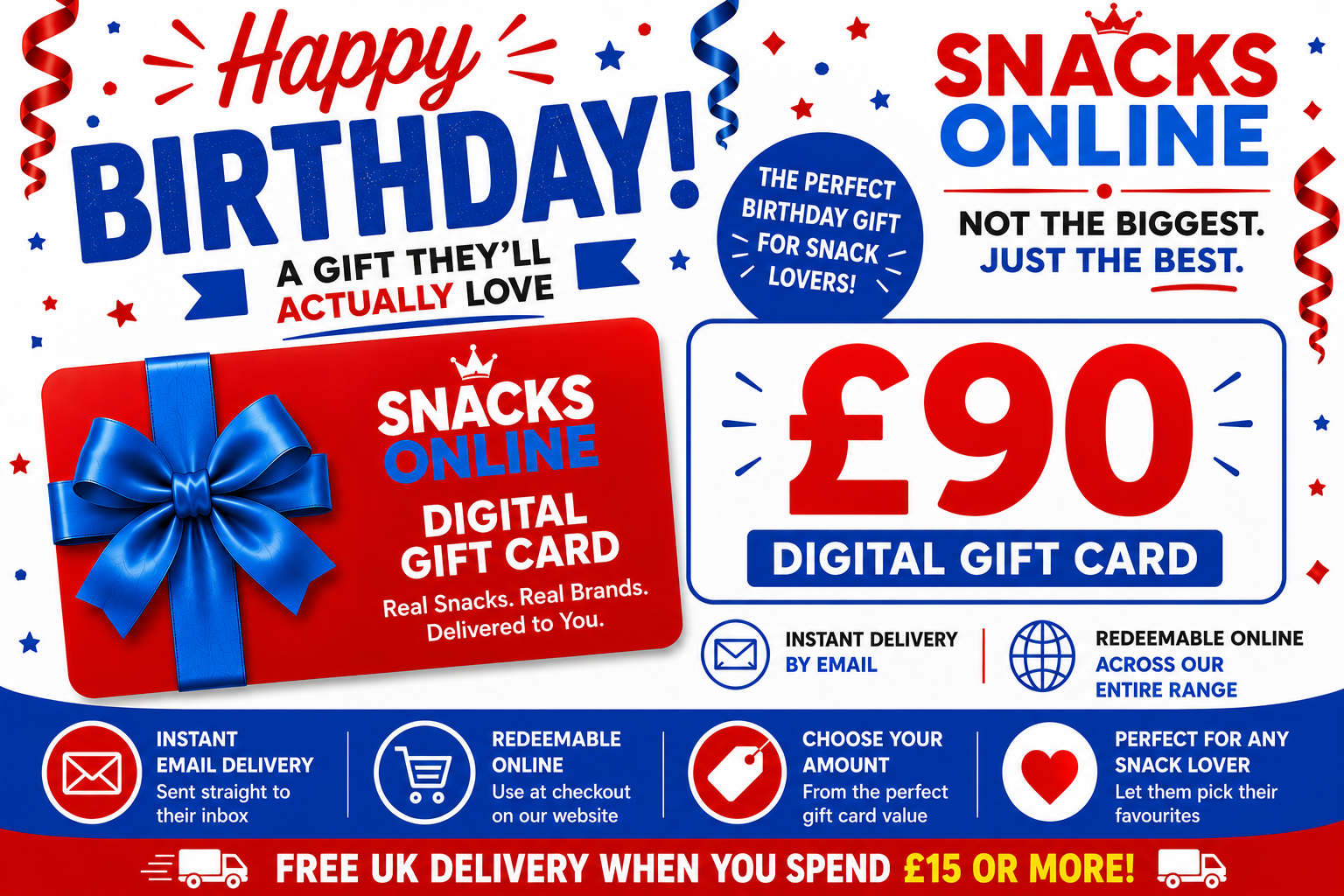 Snacks Online Birthday Digital Gift Card