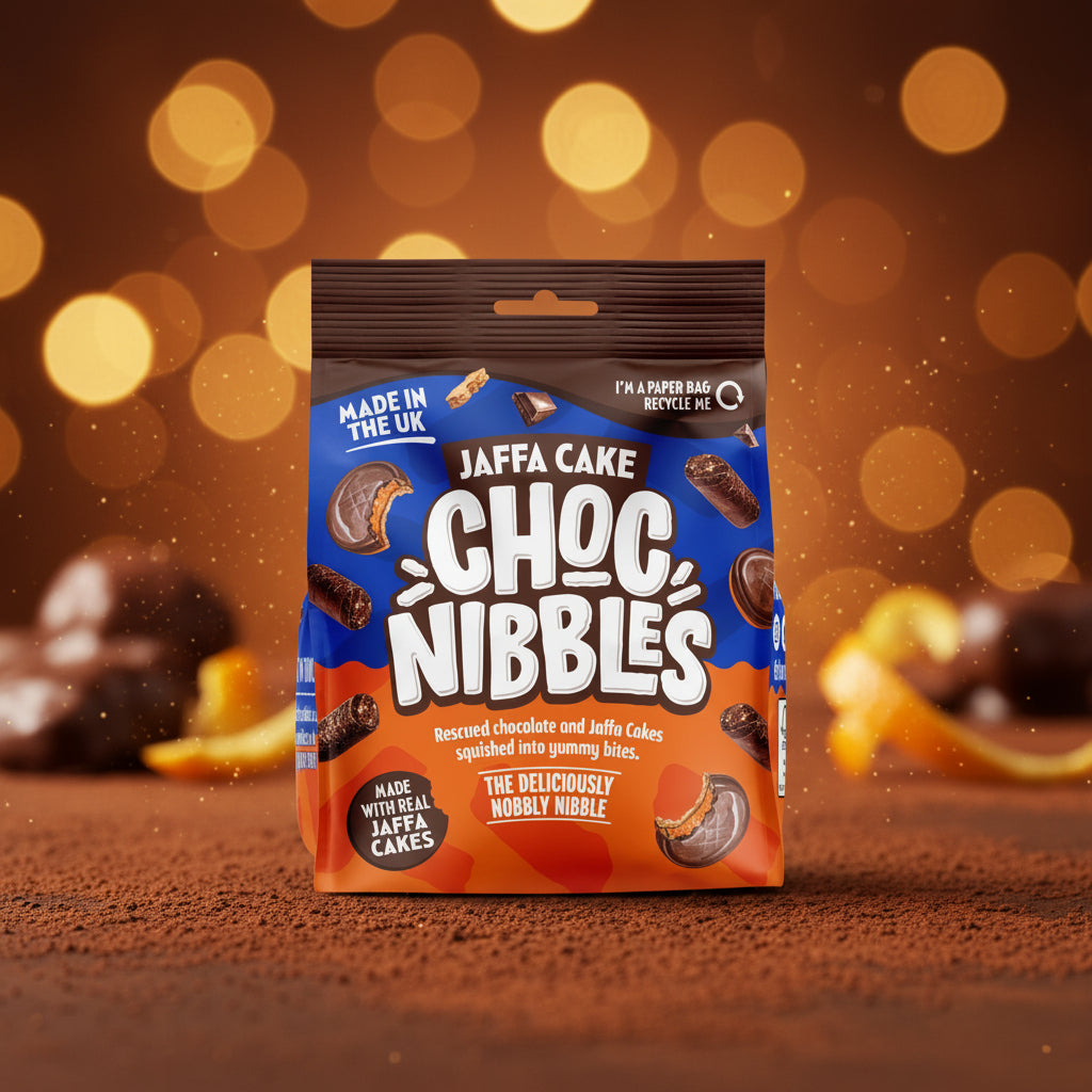 Choc Nibbles Jaffa Cake Pouch 135g
