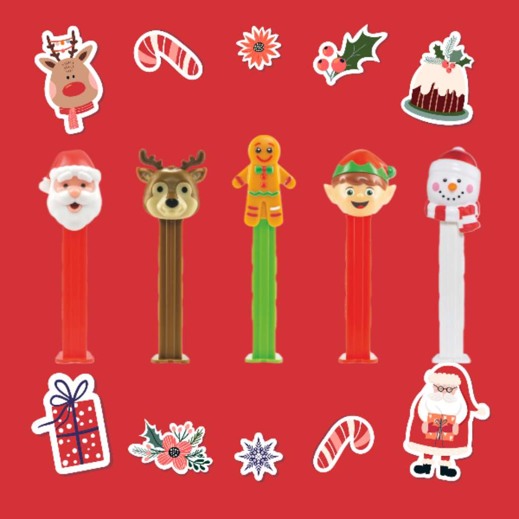 Pez Christmas 1+2 Impulse Packs 17g