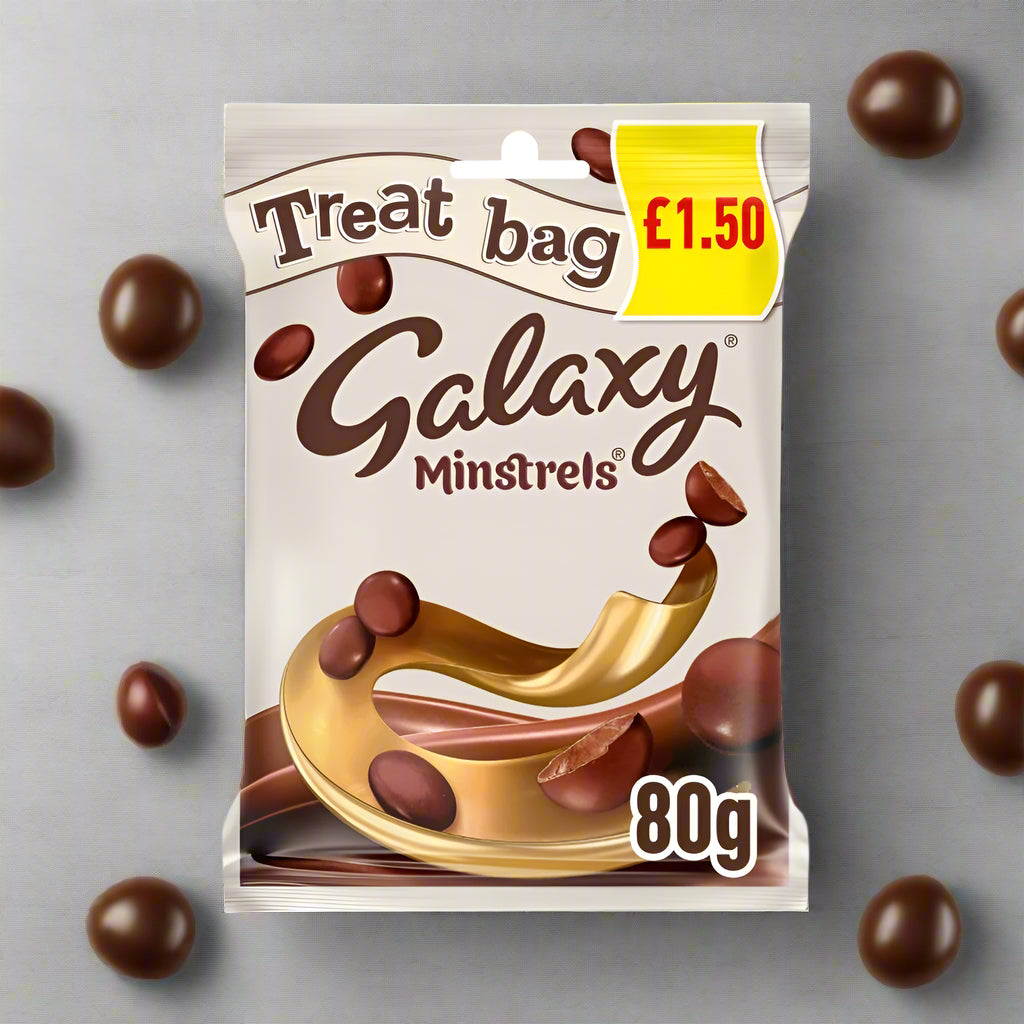 Galaxy Minstrels Chocolate Treat Bag 80g