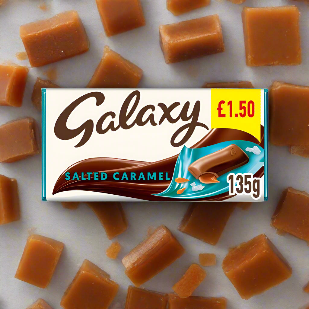 Galaxy Salted Caramel Chocolate Bar 135g £1.50