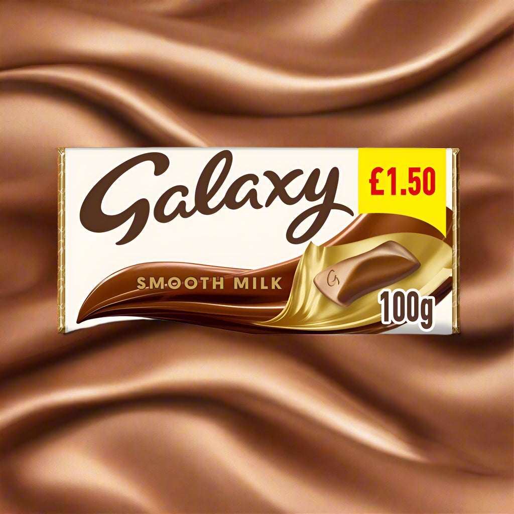 Galaxy Smooth Milk Chocolate Bar 100g £1.50