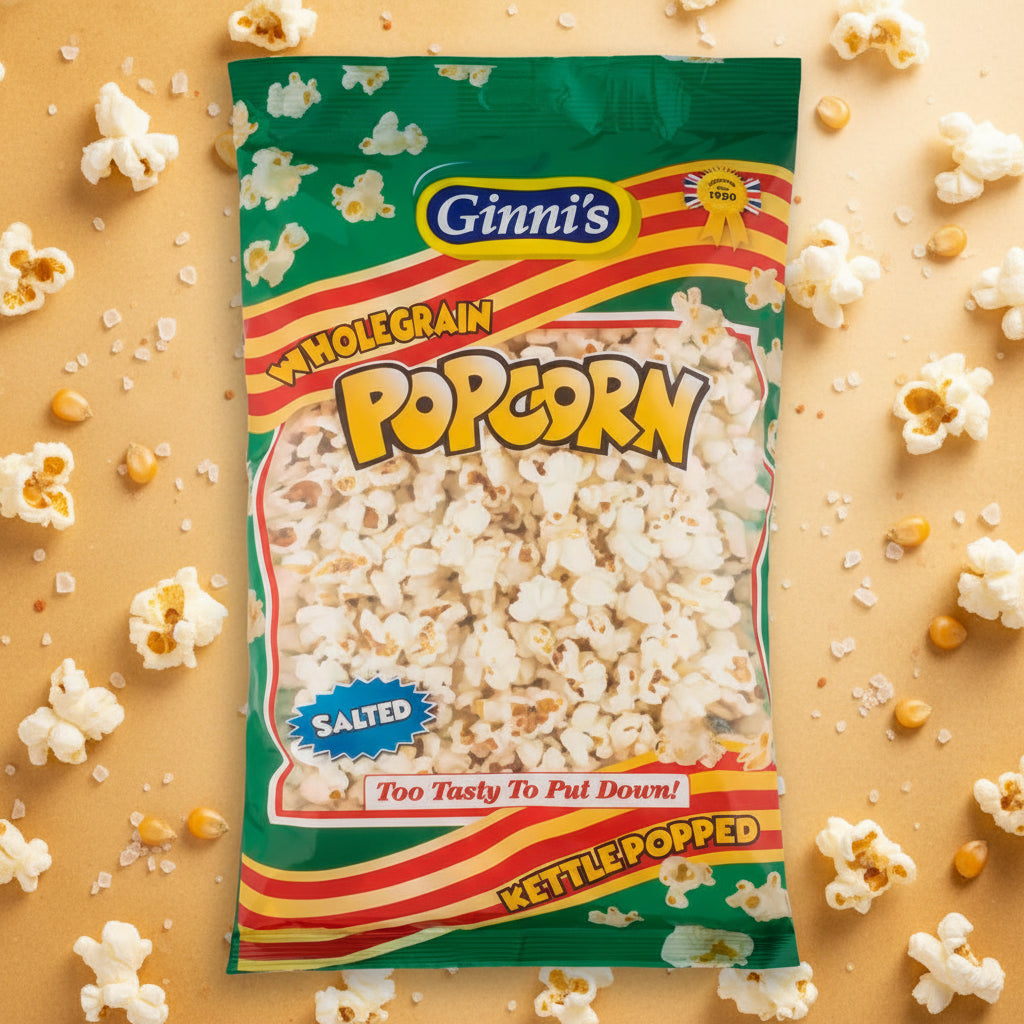 Ginni's Salted Popcorn 80g