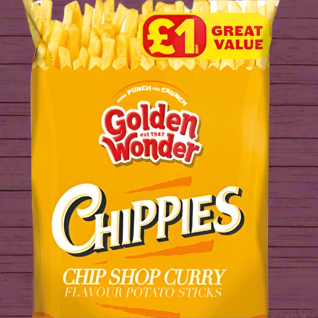 Golden Wonder Chippies Curry 70g