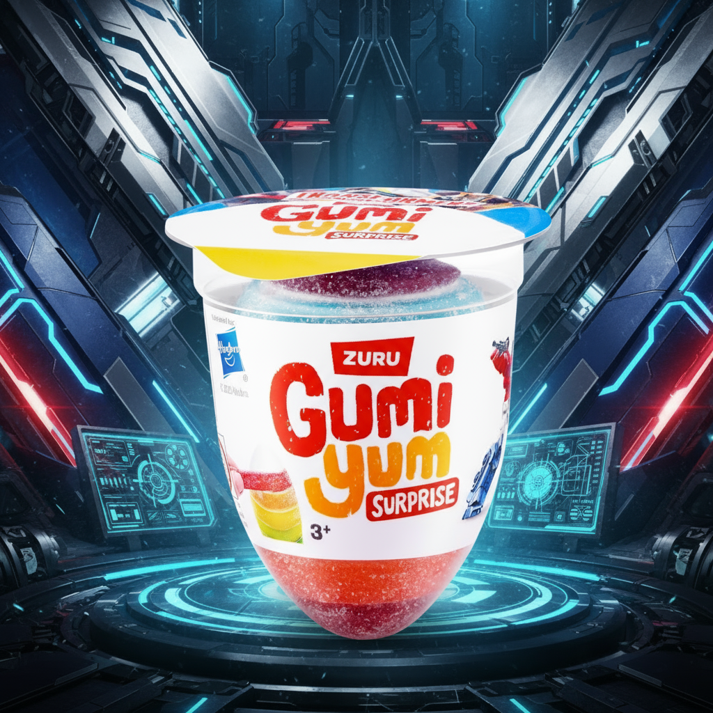 Gumi Yum Surprise Transformers 22g Gummy & Toy By Zuru