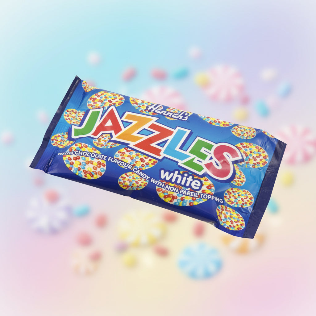 Hannah's White Chocolate Jazzles 40g